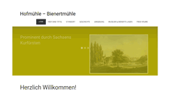 Desktop Screenshot of bienertmuehle.com